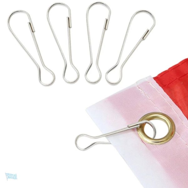 Supports pour drapeau, accroches robustes et fiables