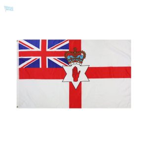 Ancien drapeau d'Irlande du Nord en tissu