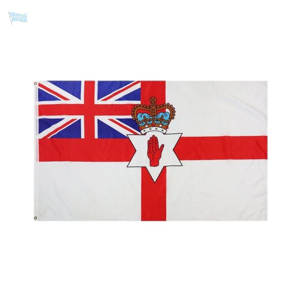 Ancien drapeau d'Irlande du Nord en tissu