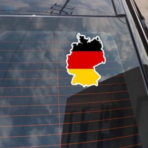 Drapeau allemand autocollant pour décoration intérieure