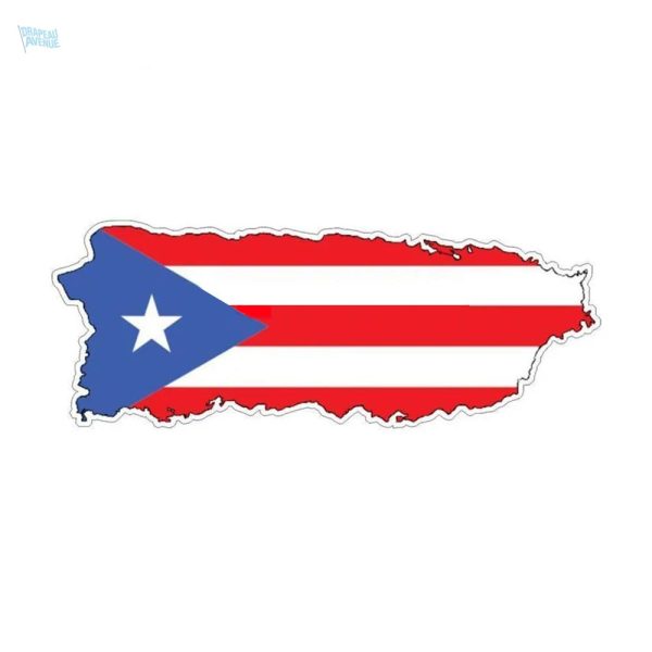 Autocollant carte Porto Rico