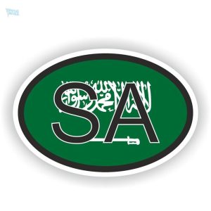 Autocollant drapeau Arabie Saoudite