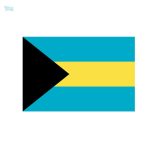 Autocollant drapeau Bahamas