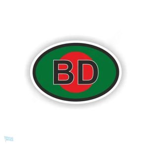 Autocollant drapeau Bangladesh pour voiture