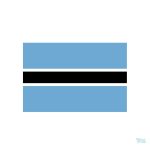 Autocollant drapeau du Botswana