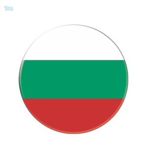 Autocollant représentant le drapeau de la Bulgarie