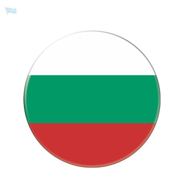 Autocollant représentant le drapeau de la Bulgarie