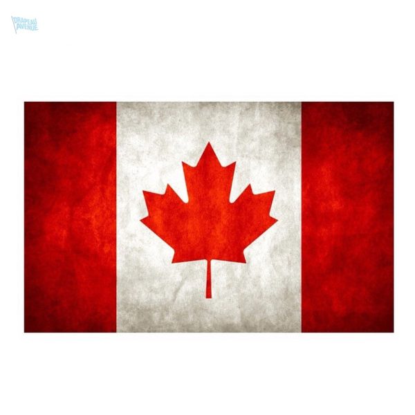 Autocollant drapeau du Canada en vinyle résistant