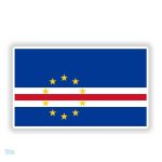 Autocollant représentant le drapeau du Cap-Vert