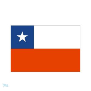 Autocollant drapeau Chili