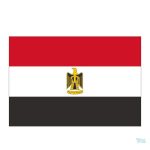 Autocollant représentant le drapeau de l'Egypte