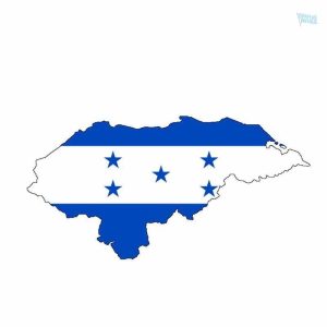 Autocollant drapeau du Honduras