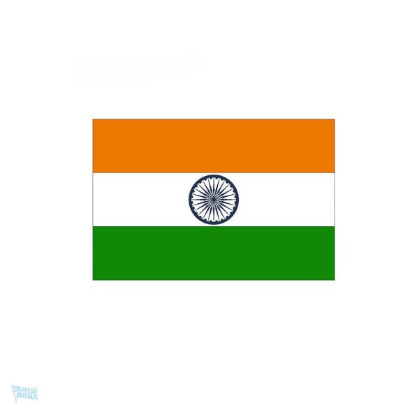 Autocollant représentant le drapeau de l'Inde