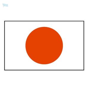 Autocollant drapeau Japon pour décoration et affichage
