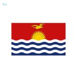 Autocollant représentant le drapeau de Kiribati