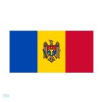 Autocollant du drapeau de la Moldavie