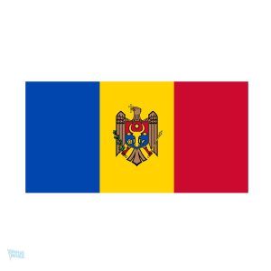 Autocollant du drapeau de la Moldavie