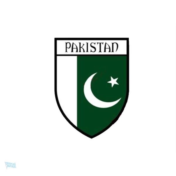 Autocollant représentant le drapeau du Pakistan