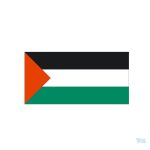Autocollant représentant le drapeau de la Palestine