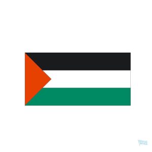 Autocollant représentant le drapeau de la Palestine