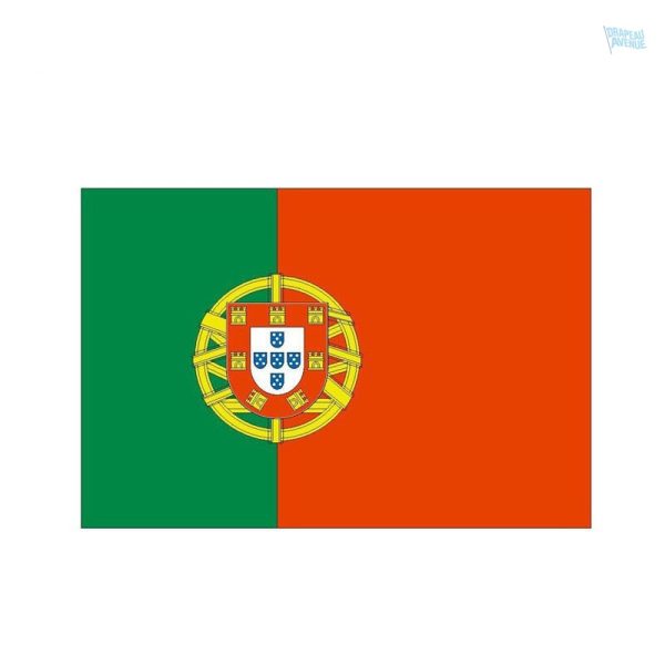 Autocollant représentant le drapeau du Portugal