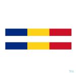Autocollant drapeau Roumanie
