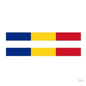 Autocollant drapeau Roumanie