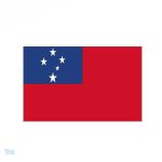 Autocollant drapeau Samoa