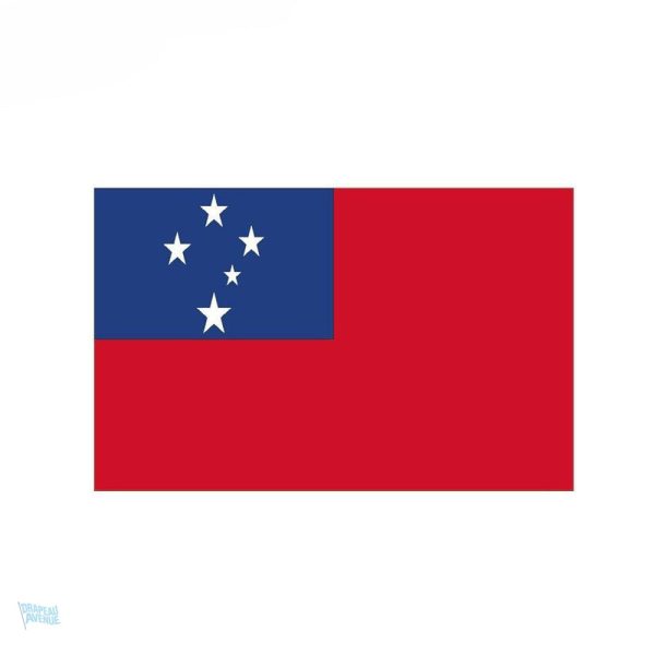 Autocollant drapeau Samoa