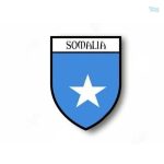 Autocollant drapeau de la Somalie