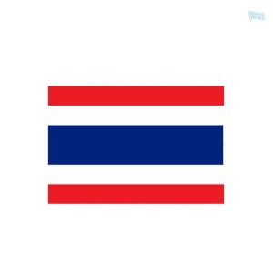 Autocollant représentant le drapeau de la Thaïlande