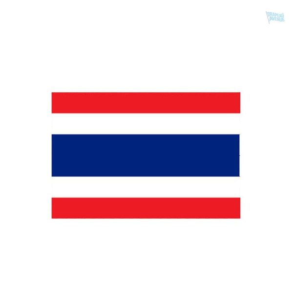 Autocollant représentant le drapeau de la Thaïlande