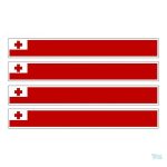 Autocollant représentant le drapeau de Tonga