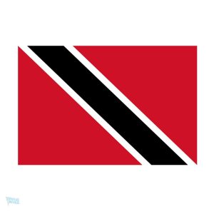 Autocollant drapeau de Trinité-et-Tobago