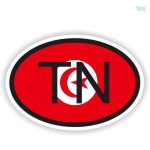 Autocollant drapeau de la Tunisie pour voiture
