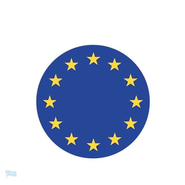 Autocollant drapeau de l'Union Européenne