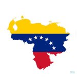 Autocollant drapeau du Venezuela