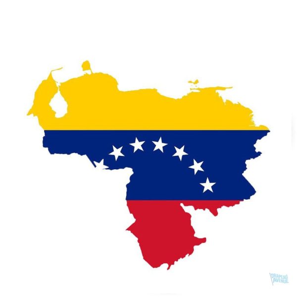 Autocollant drapeau du Venezuela
