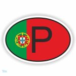 Autocollant drapeau Portugal pour personnaliser votre voiture