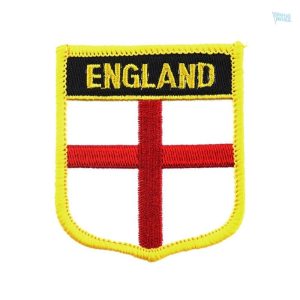 Badge drapeau Angleterre en tissu, symbole national britannique