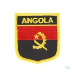 Badge drapeau Angola, symbole national et culturel
