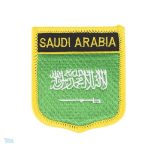 Badge drapeau Arabie Saoudite, symbole national emblématique