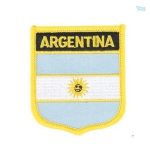 Badge drapeau Argentine, symbole national emblématique