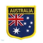 Badge Australien avec le drapeau national
