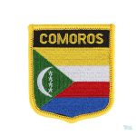 Badge drapeau Comores, symbole national des Comores