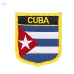 Badge représentant le drapeau de Cuba