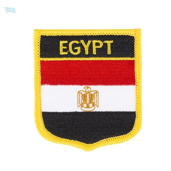 Badge drapeau égyptien, symbole de la culture égyptienne