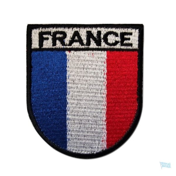Badge France, drapeau tricolore pour affichage ou collection