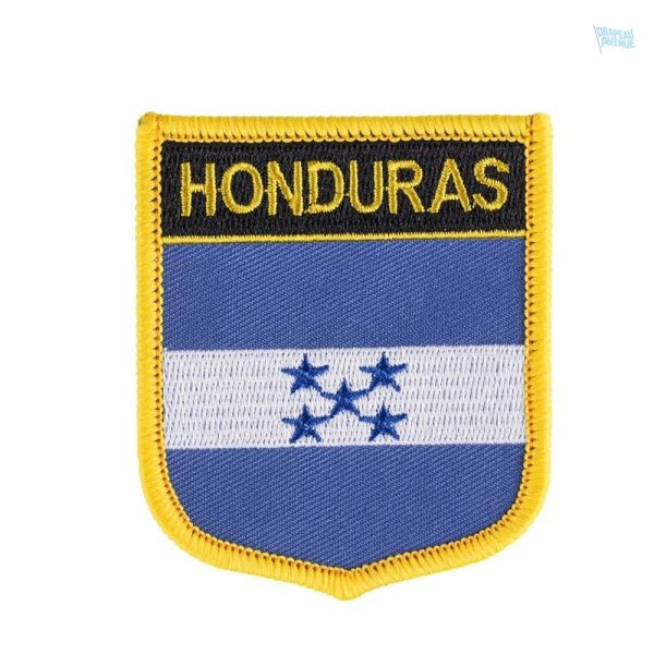 Badge drapeau du Honduras en tissu coloré