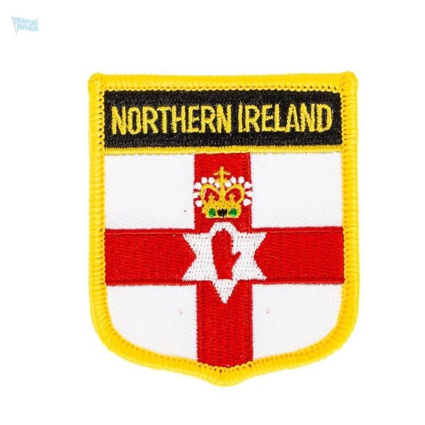 Badge drapeau Irlande du Nord, symbole de l'identité locale
